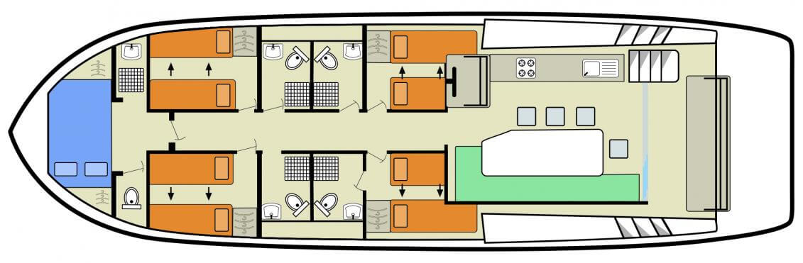 plan bateau horizon 5