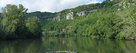 Luzech en bateau